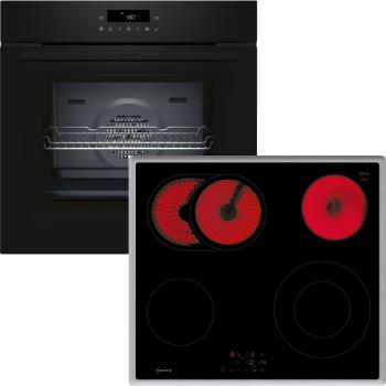 Neff BTX46PB0 - Backofen-Set, Einbau, B2CCJ7AK3 + T16SBN1L0, Backofen, Elektrokochfeld